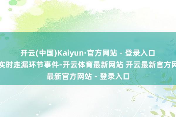 开云(中国)Kaiyun·官方网站 - 登录入口　　一是未按礼貌实时走漏环节事件-开云体育最新网站 开云最新官方网站 - 登录入口